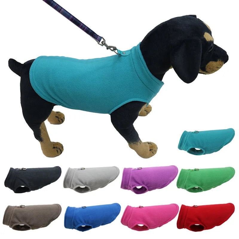 Warm Fleece Dog Vest