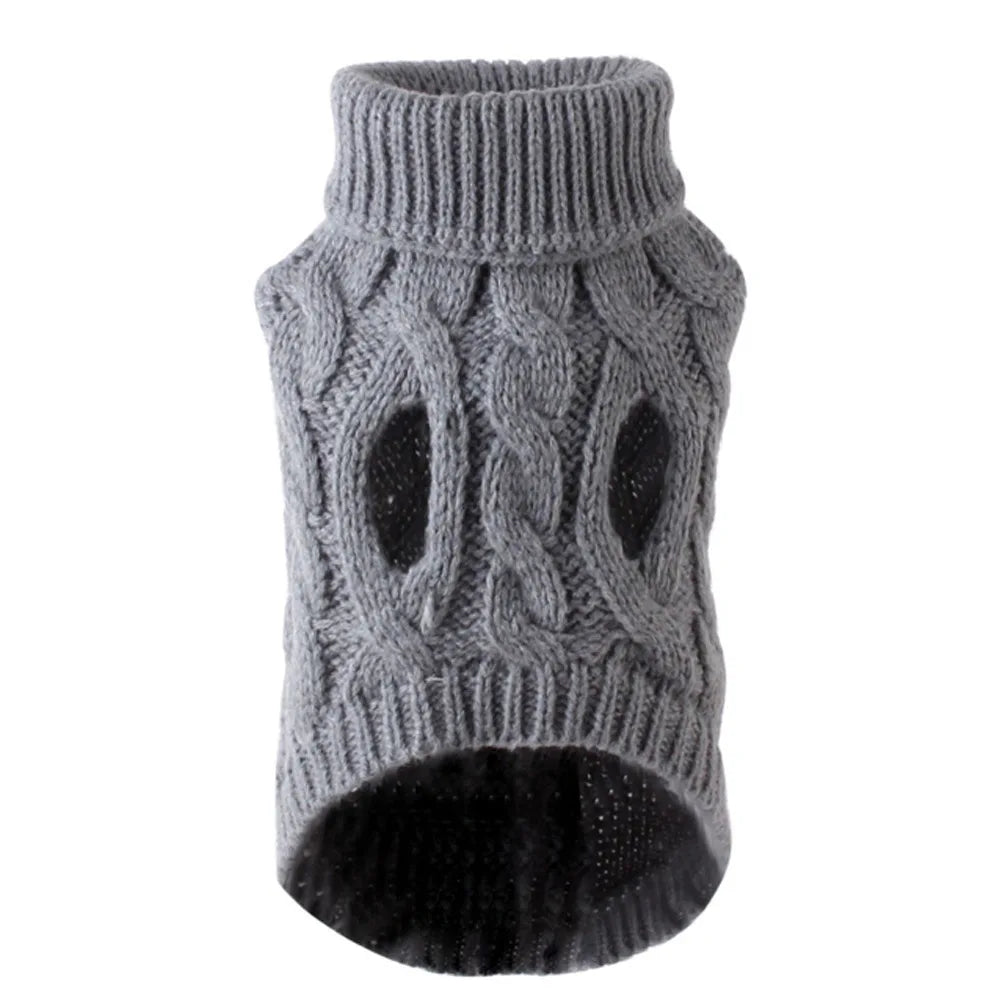 Warm Knitted Dog Sweater