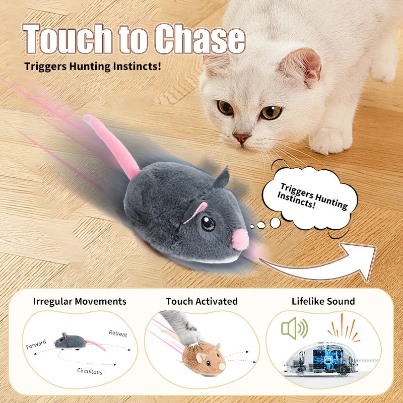 Electric Interactive Cat Toy