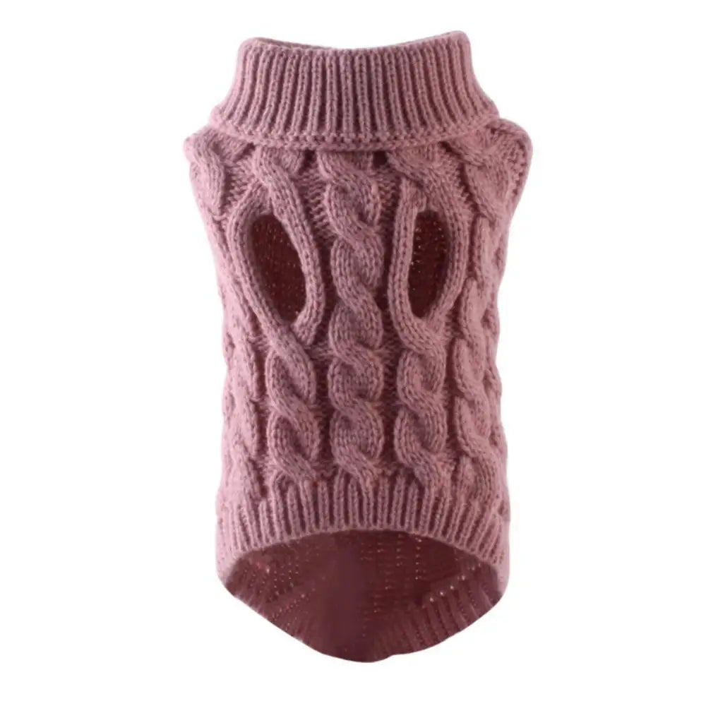 Warm Knitted Dog Sweater