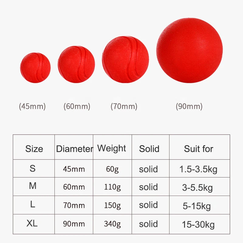 Durable Rubber Dog Ball