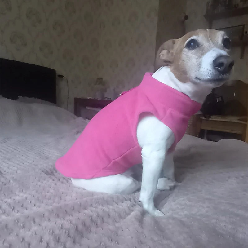 Warm Fleece Dog Vest