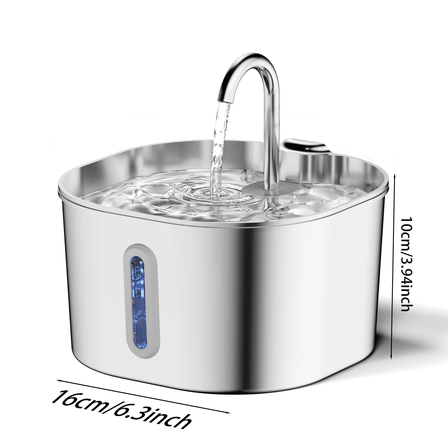 Stainless Steel Automatic Cat Water Fountain