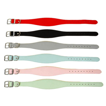 Wide Leather Dog Collar