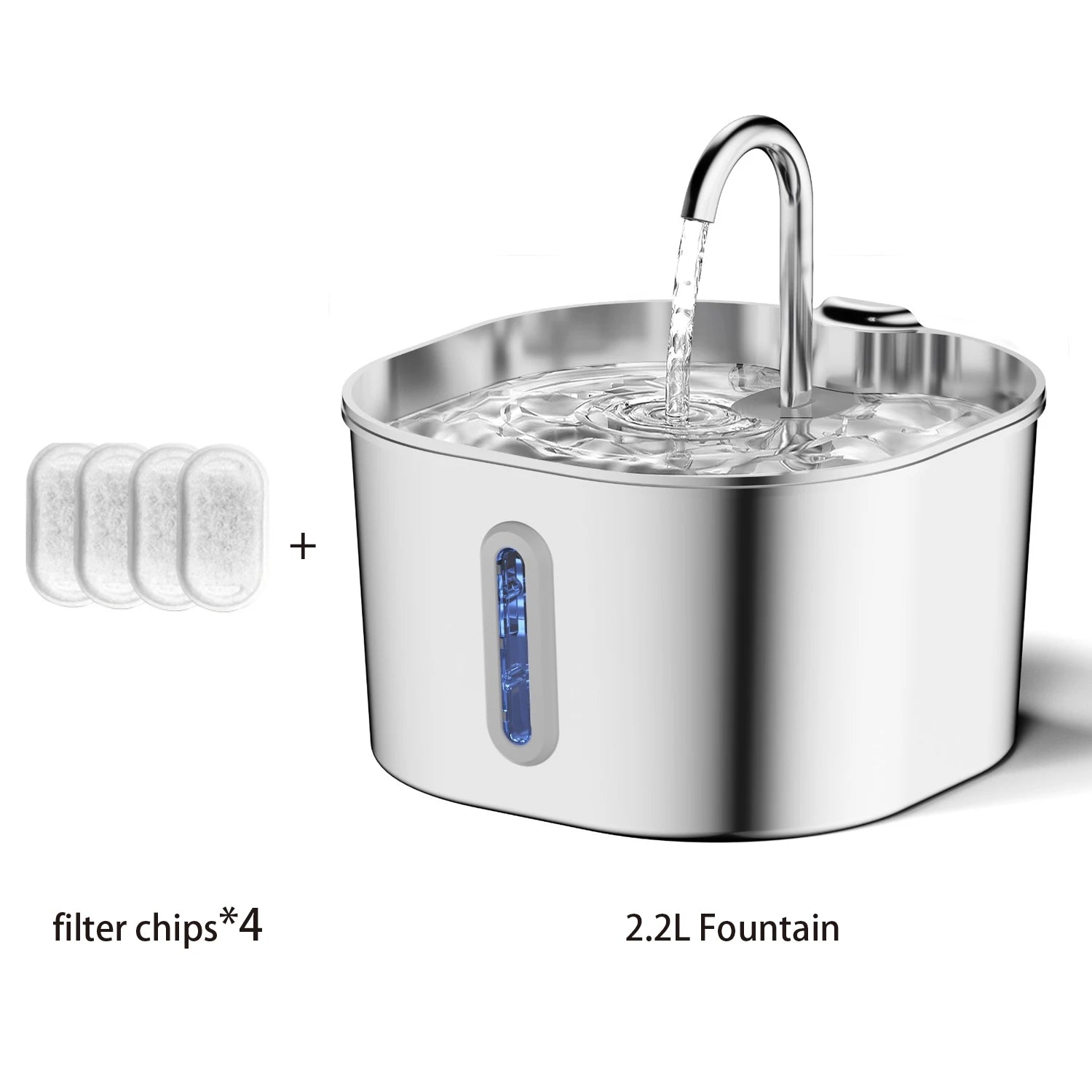 Stainless Steel Automatic Cat Water Fountain