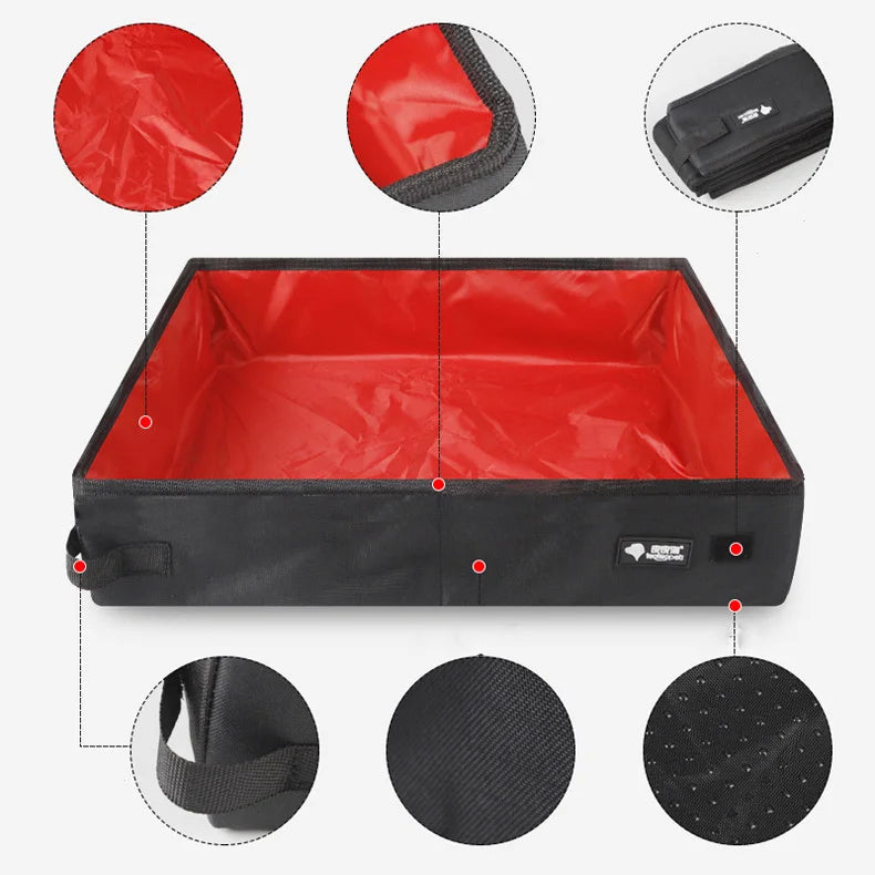 Portable Folding Pet Litter Box