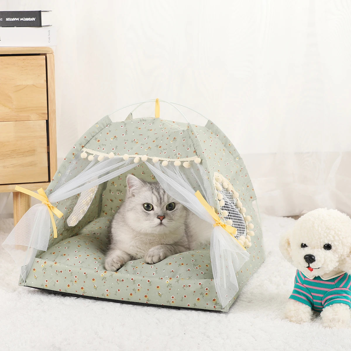 Warm Cat Tent Bed
