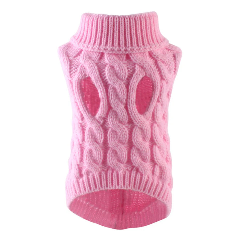 Warm Knitted Dog Sweater