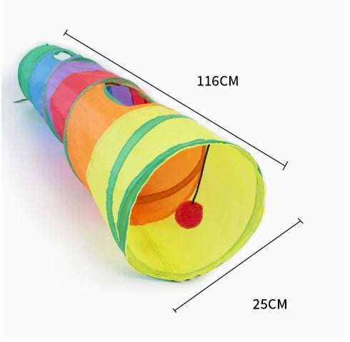 Foldable Cat Play Tunnel