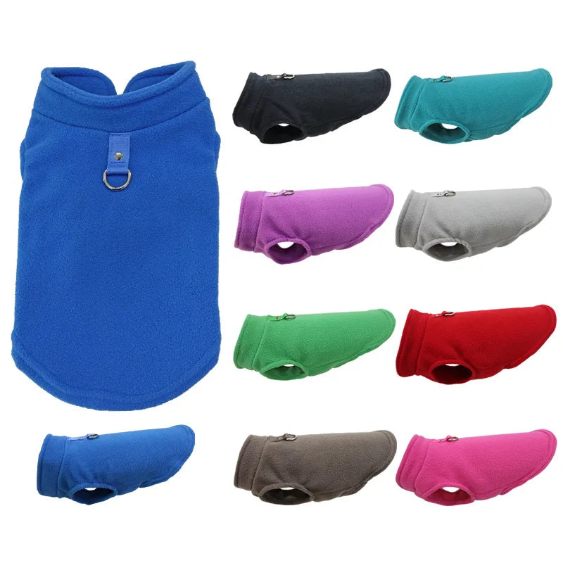 Warm Fleece Dog Vest