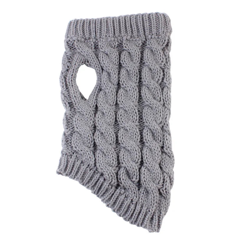 Warm Knitted Dog Sweater