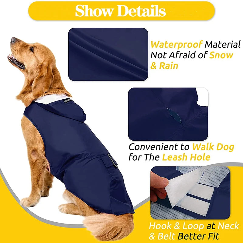 Waterproof Dog Raincoat Jacket