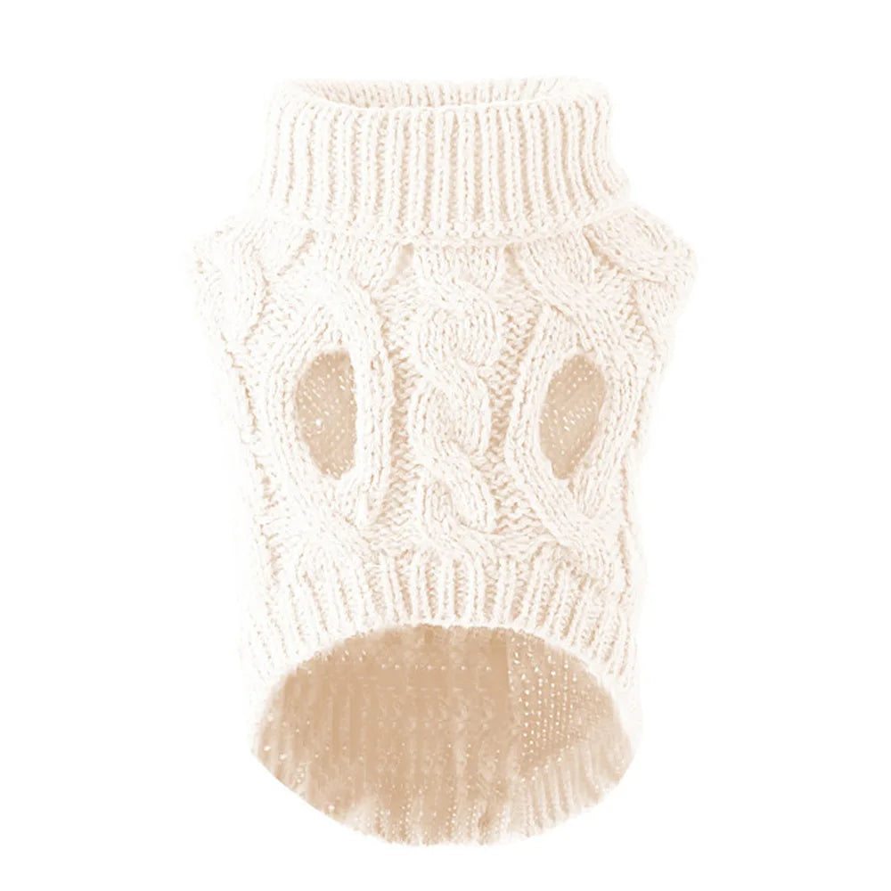 Warm Knitted Dog Sweater
