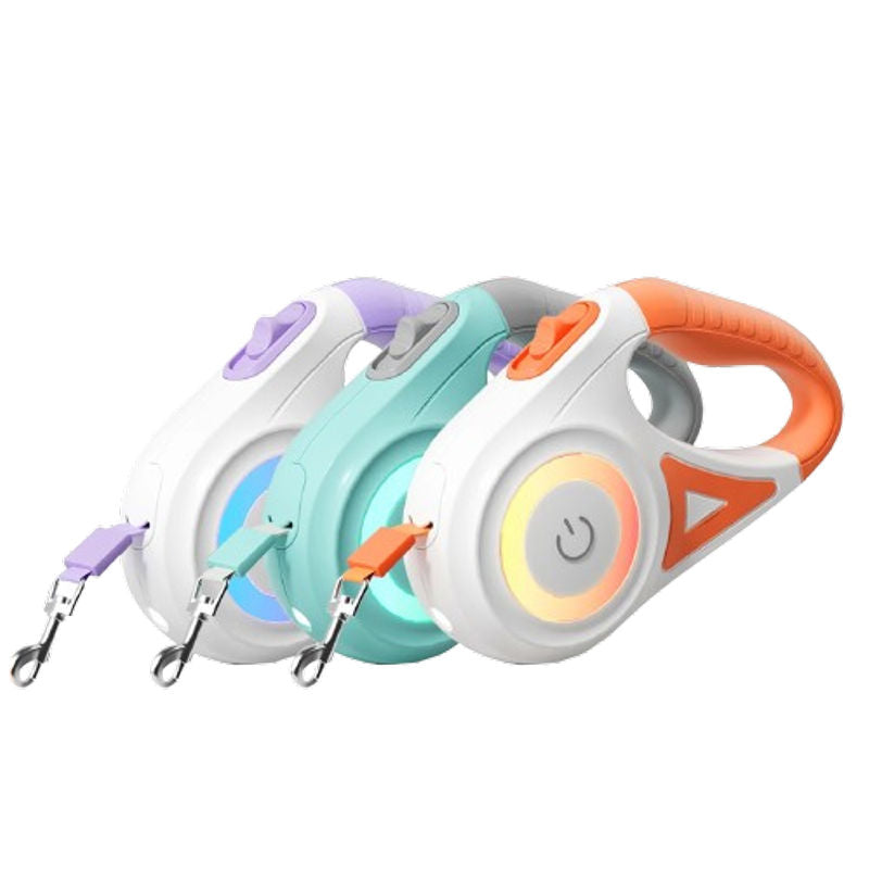 LED Retractable Dog Leash