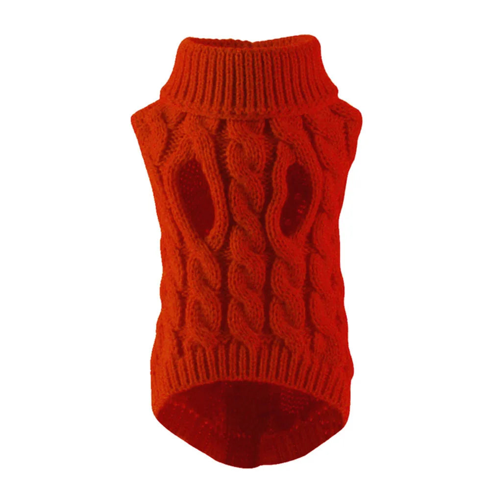 Warm Knitted Dog Sweater