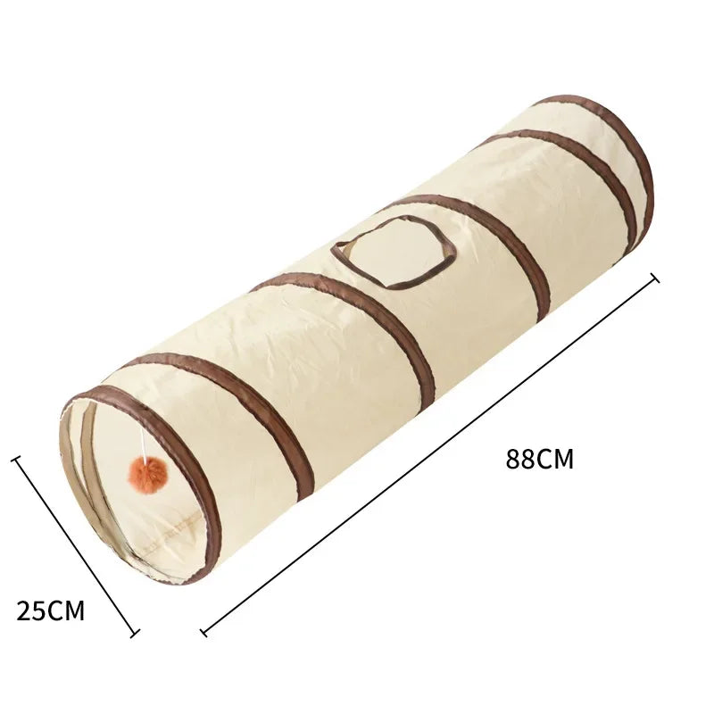 Foldable Cat Play Tunnel