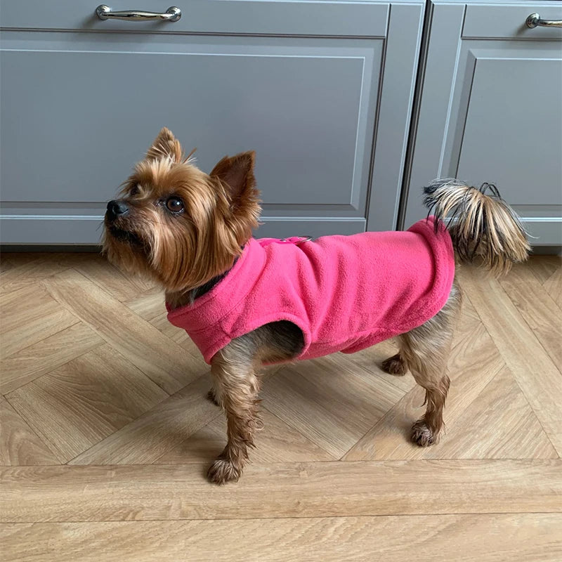 Warm Fleece Dog Vest