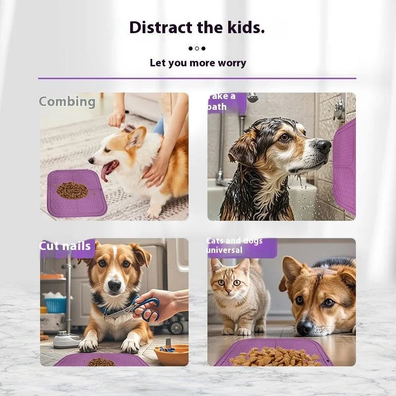 Pet Silicone Licking Pad