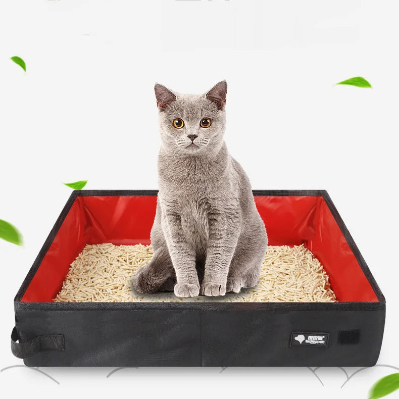 Portable Folding Pet Litter Box