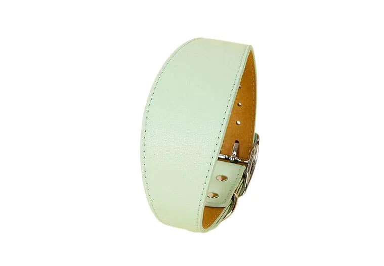 Wide Leather Dog Collar