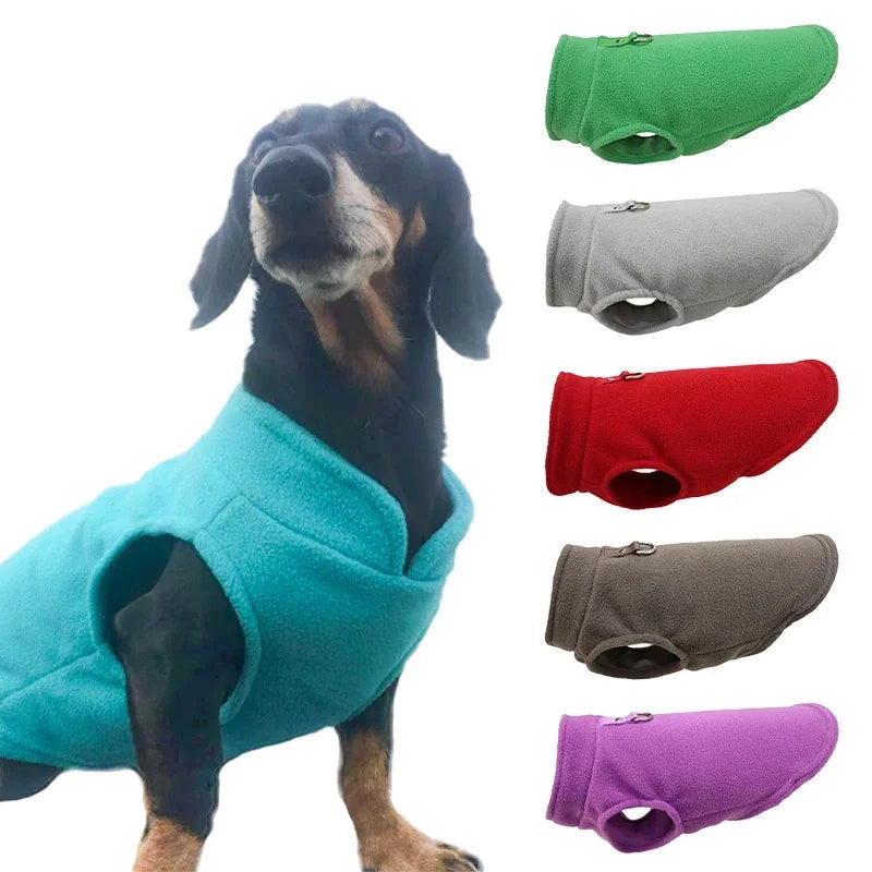 Warm Fleece Dog Vest