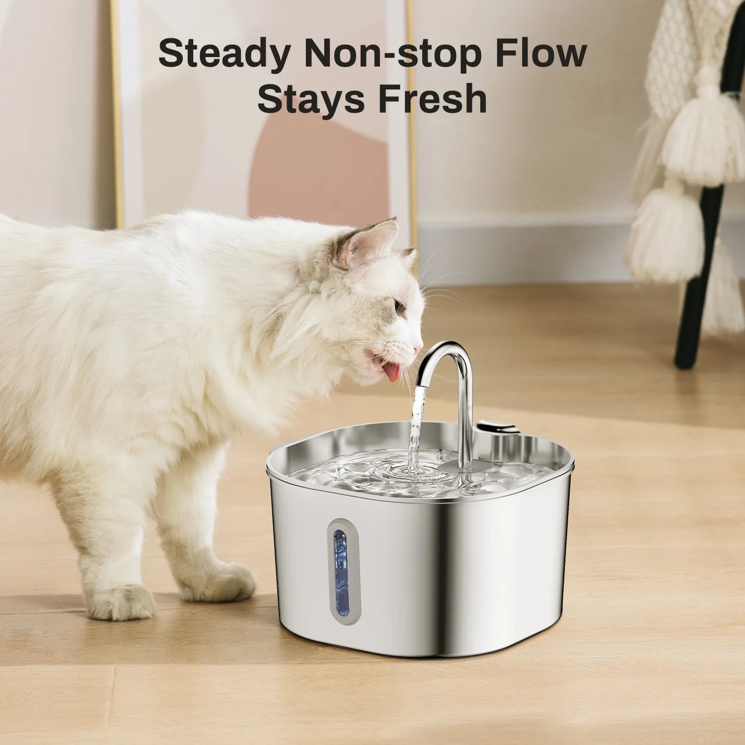Stainless Steel Automatic Cat Water Fountain