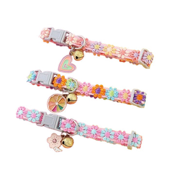 Lace Flower Cat Collar