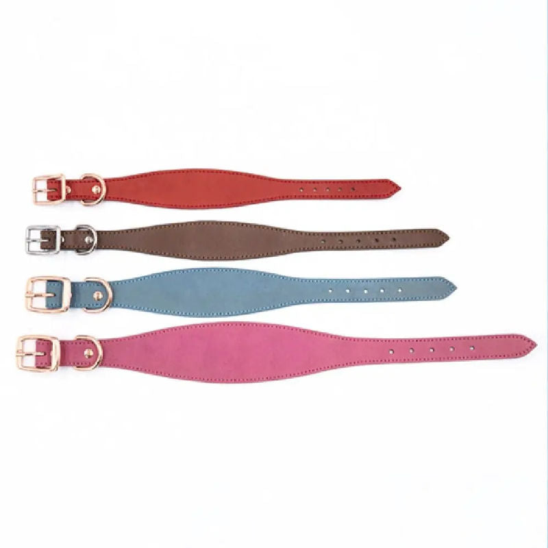 Adjustable Leather Dog Collar