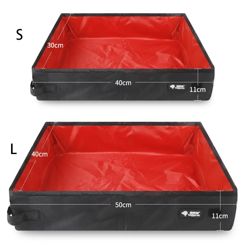 Portable Folding Pet Litter Box